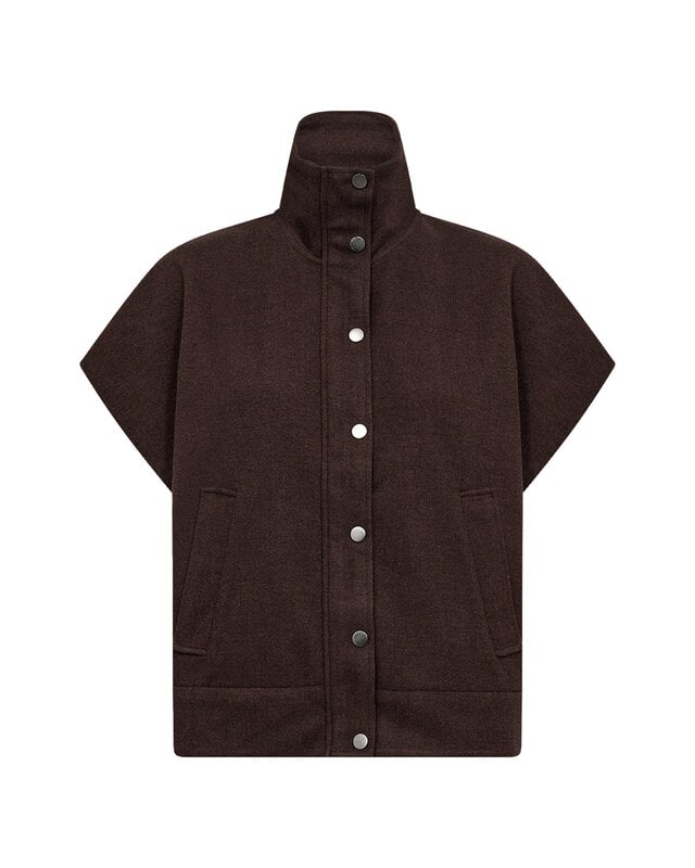 Soyaconcept Waistcoat Vagna 7 - Chocolate Plum Melange