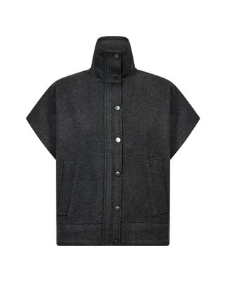 Soyaconcept Waistcoat Vagna 7 - Dark Earth Melange