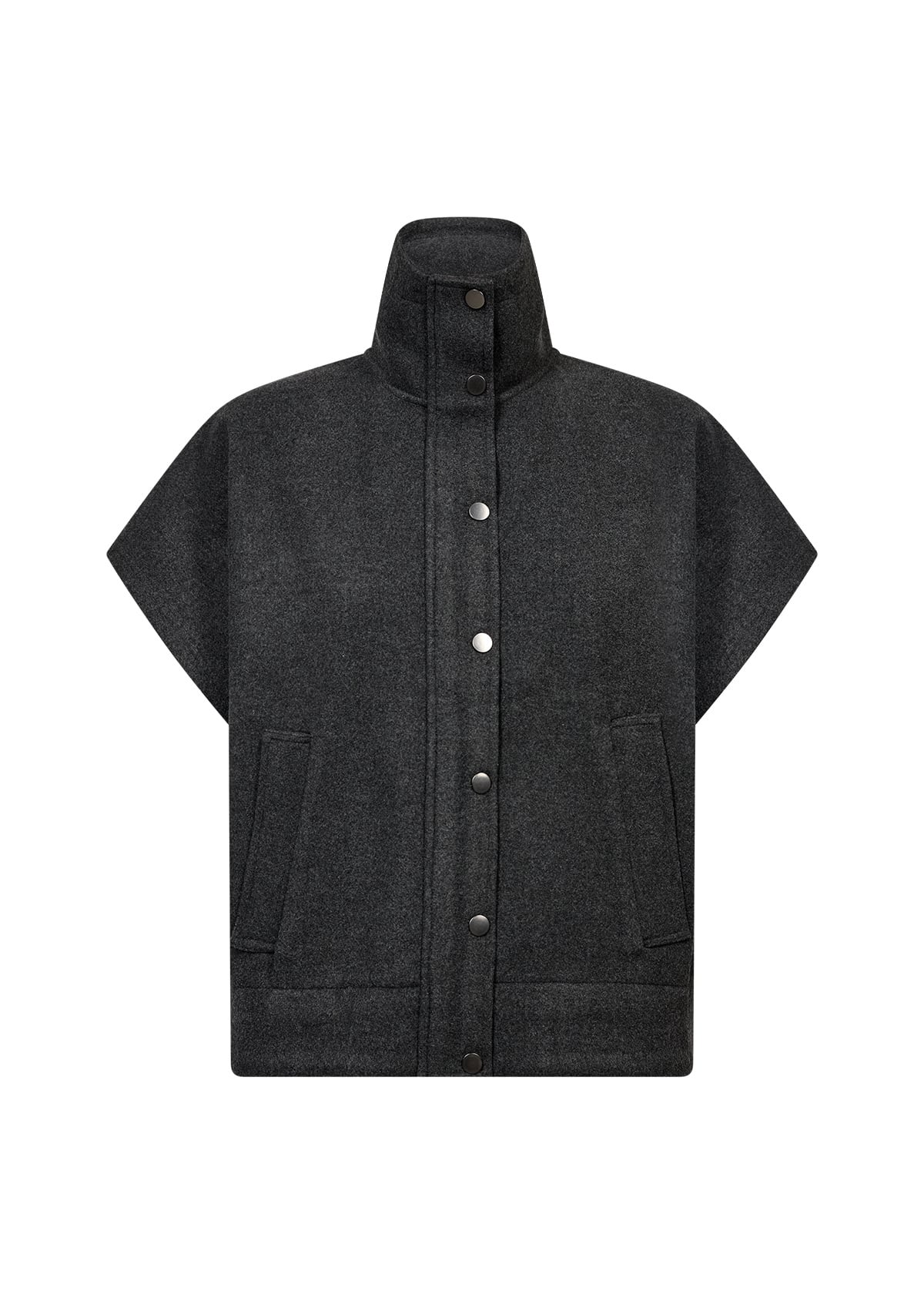 Soyaconcept Waistcoat Vagna 7 - Dark Earth Melange