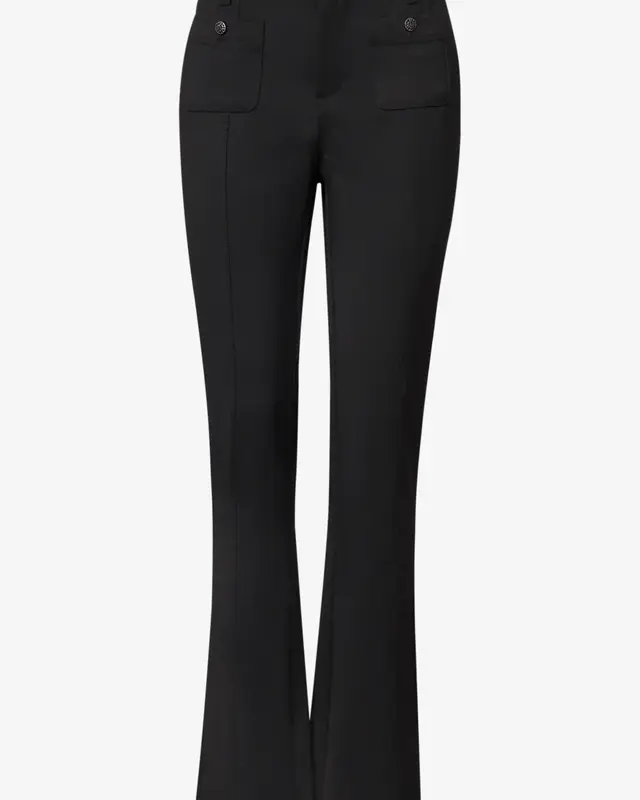 Street One Bootcut Pants Blaire - Black