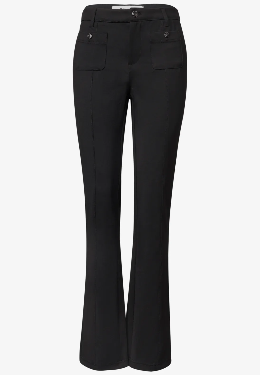 Street One Bootcut Broek Blaire - Black