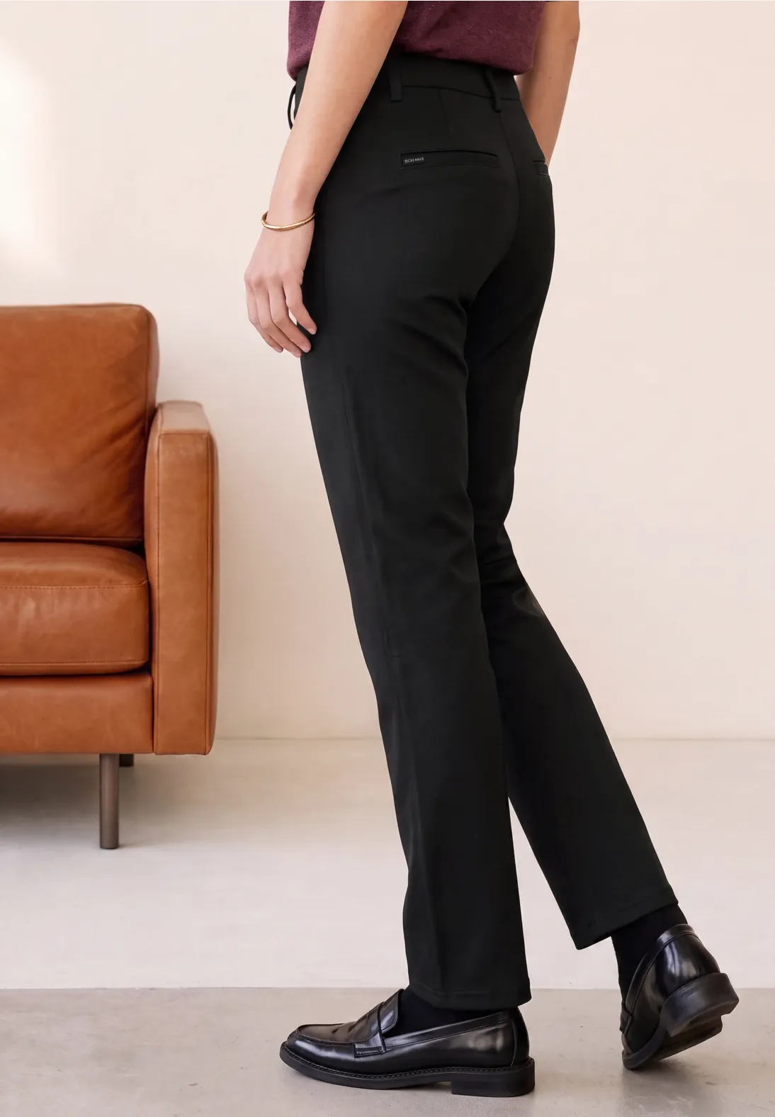 Street One Bootcut Pants Blaire - Black