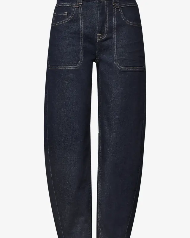 Street One Studio Barrel Leg Jeans Mika - Rinse Wash
