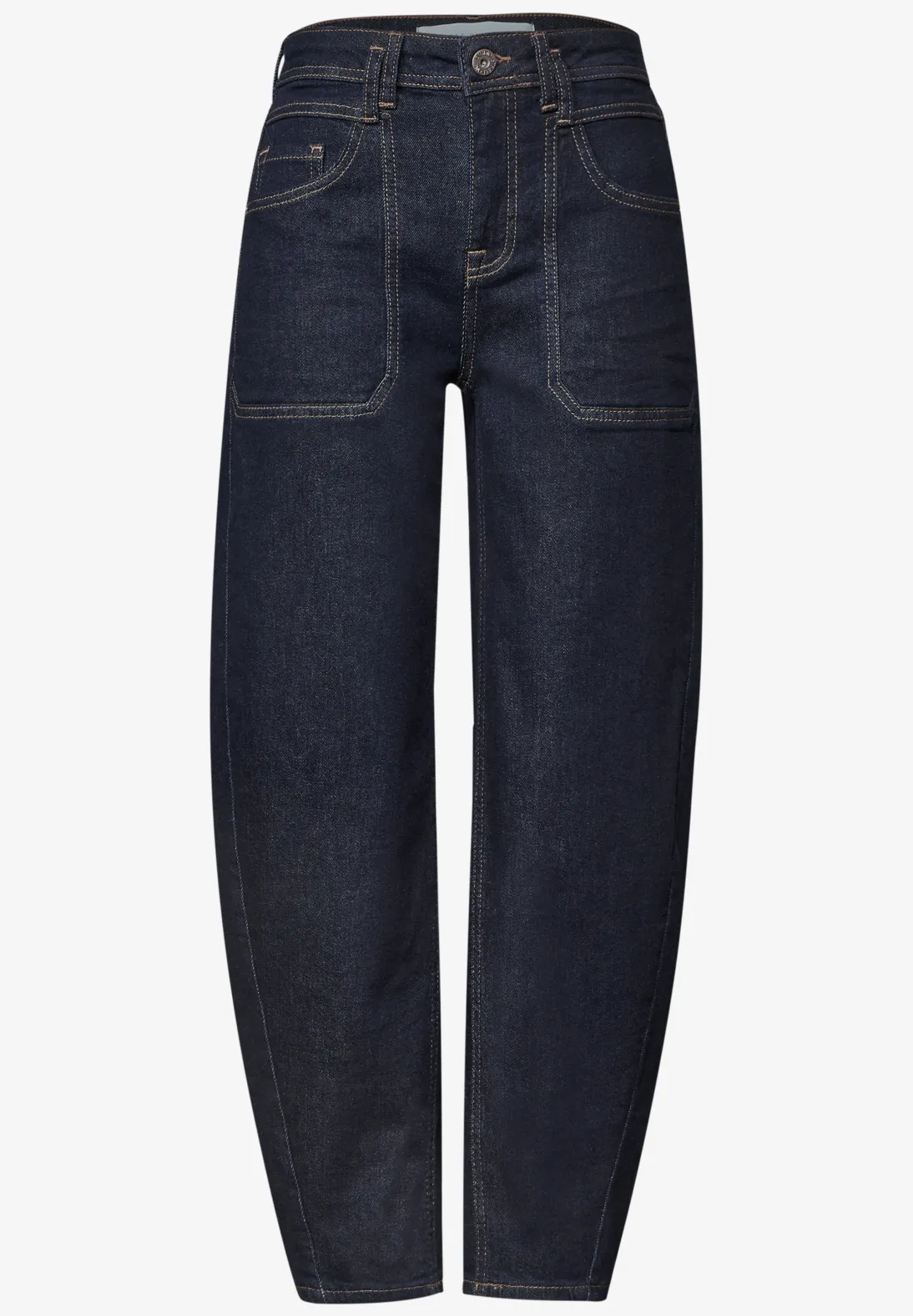 Street One Studio Barrel Leg Jeans Mika - Rinse Wash