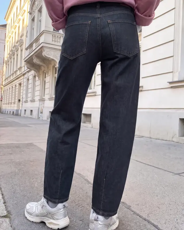 Street One Studio Barrel Leg Jeans Mika - Rinse Wash