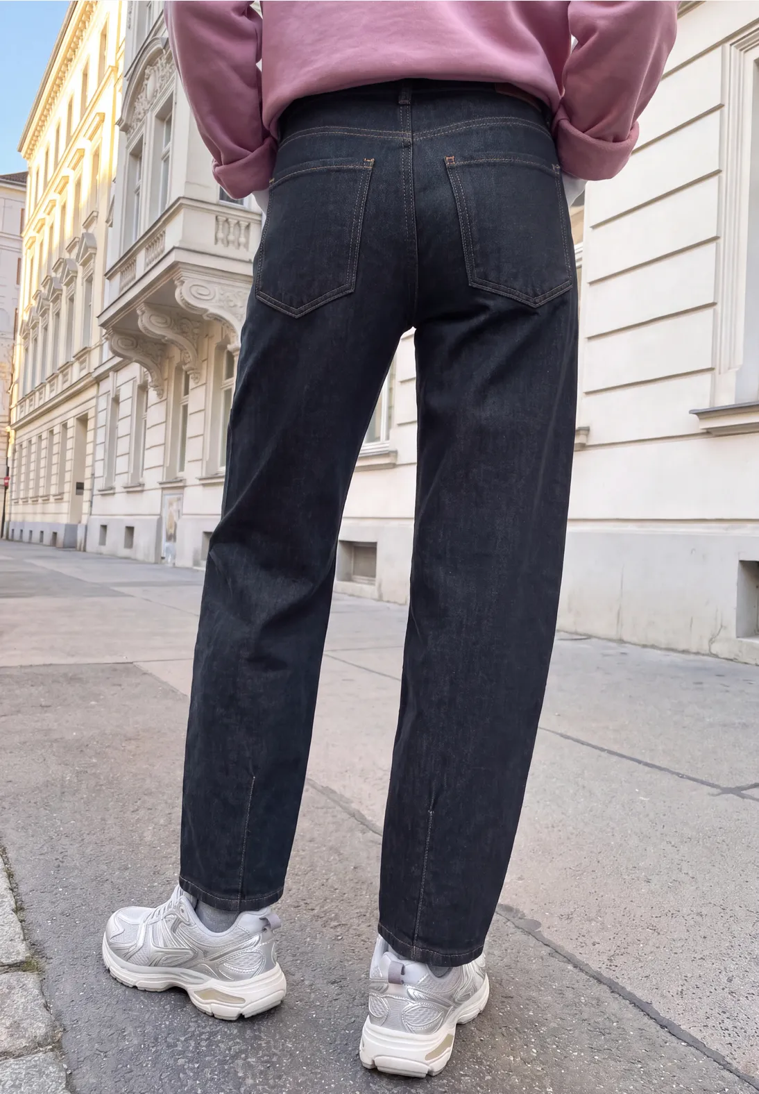 Street One Studio Barrel Leg Jeans Mika - Rinse Wash
