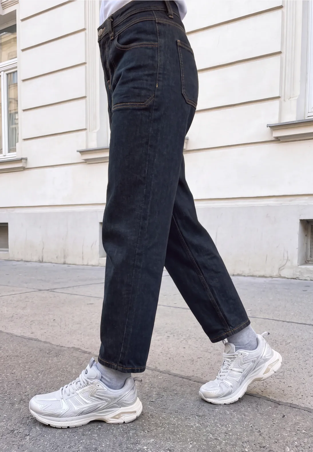 Street One Studio Barrel Leg Jeans Mika - Rinse Wash