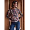 Longsleeve met Print - Truffle Brown