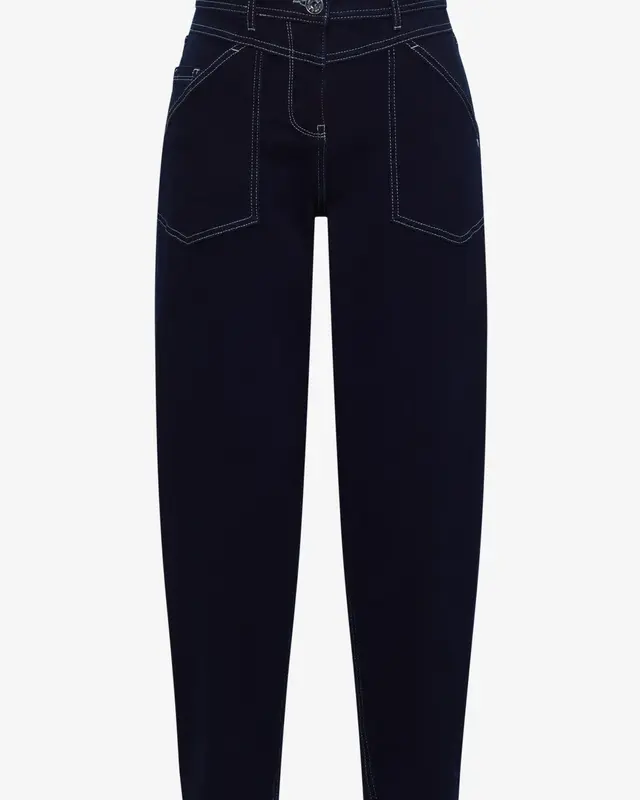 Cecil Barrel Leg Jeans - Rinsed Wash