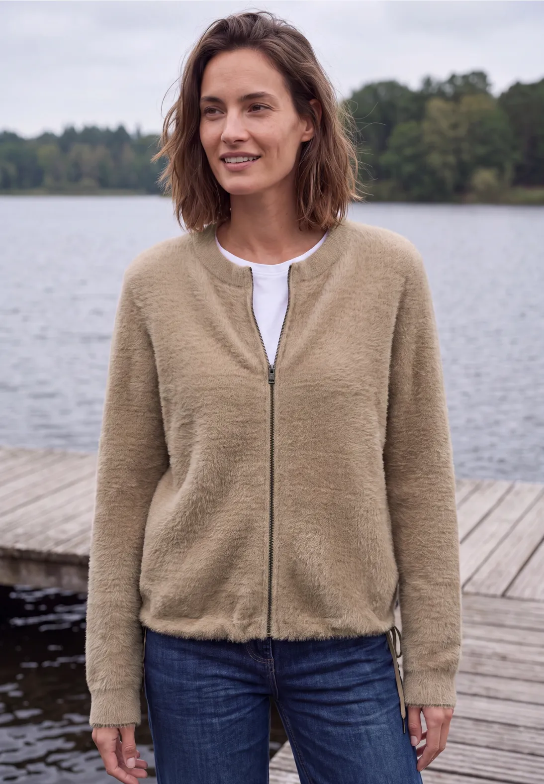 Cecil Weicher Cardigan - Creamy Mocha Melange