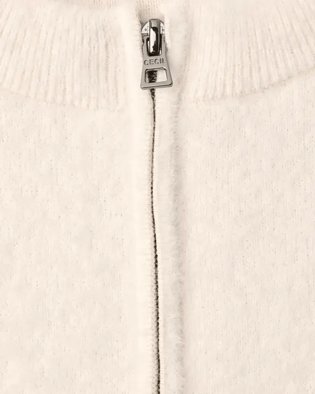 Cecil Soft Cardigan - Oat Milk Beige Melange