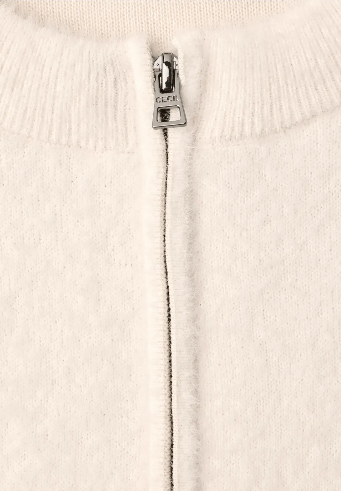Cecil Soft Cardigan - Oat Milk Beige Melange