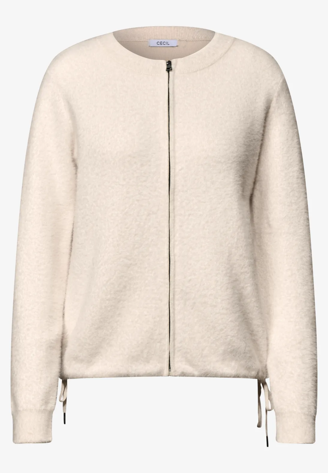 Cecil Weicher Cardigan - Oat Milk Beige Melange