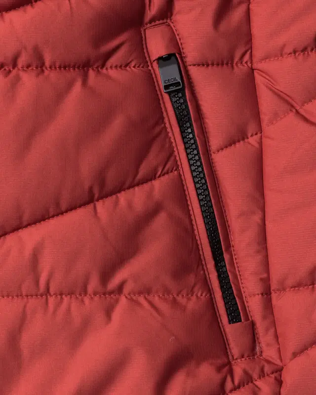 Cecil Steppjacke - Light Russet Red