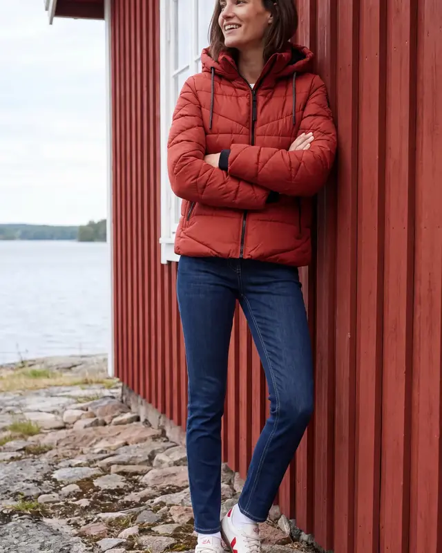 Cecil Steppjacke - Light Russet Red