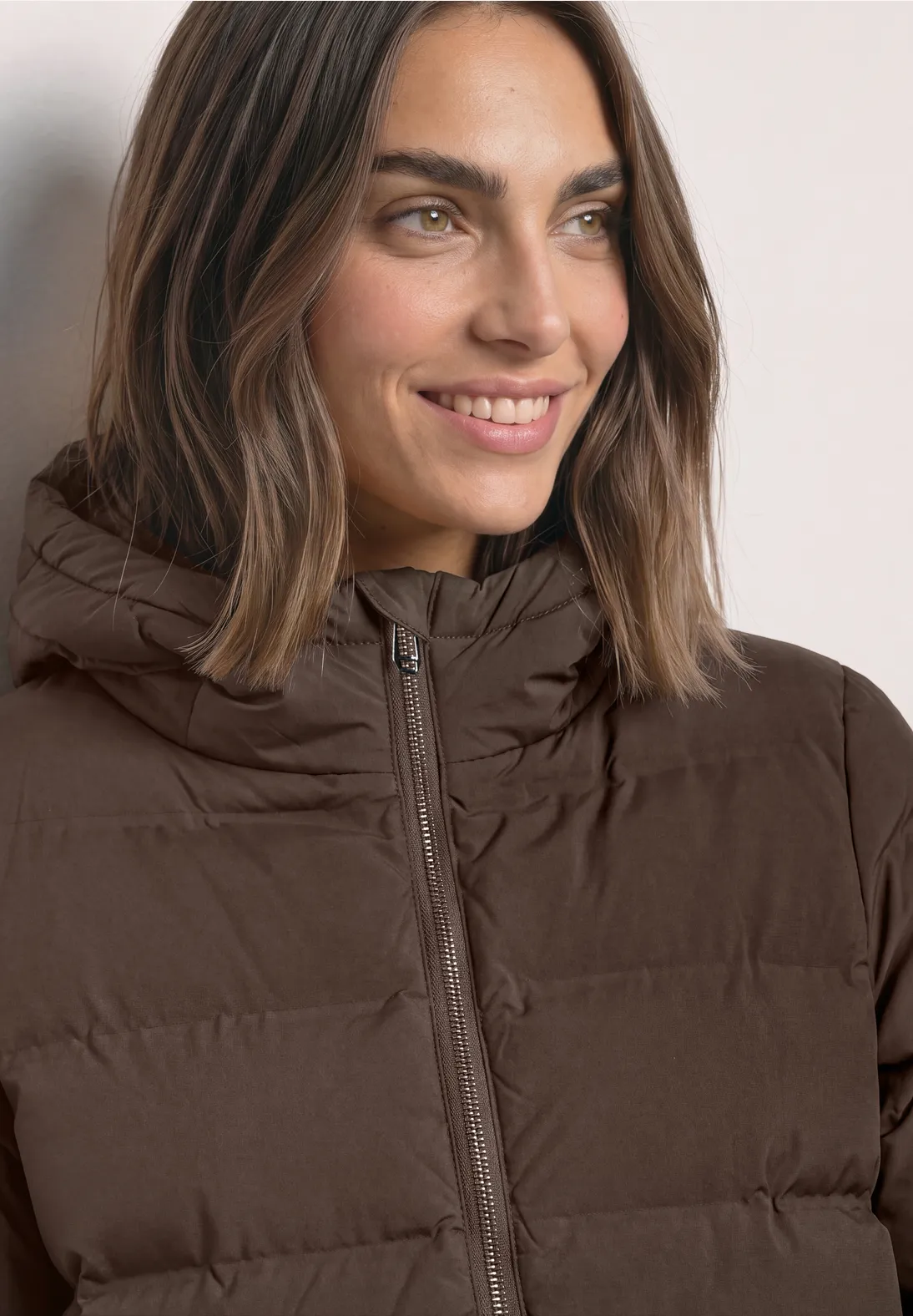 Street One Short Jacket - Auburn Brown