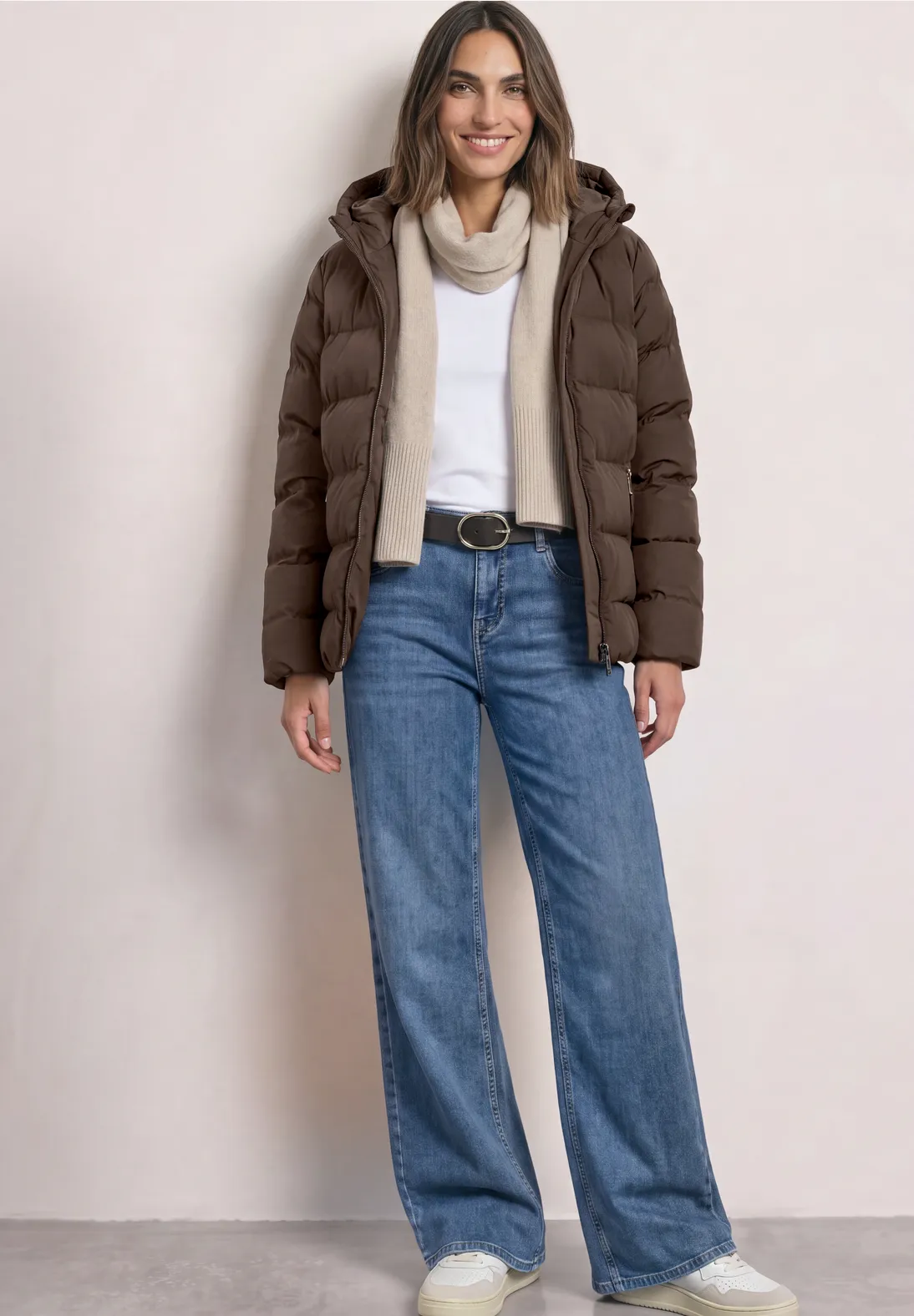 Street One Kurze Jacke - Auburn Brown