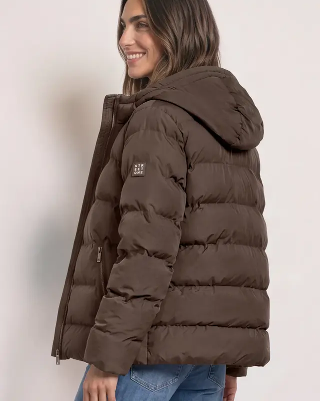 Street One Short Jacket - Auburn Brown