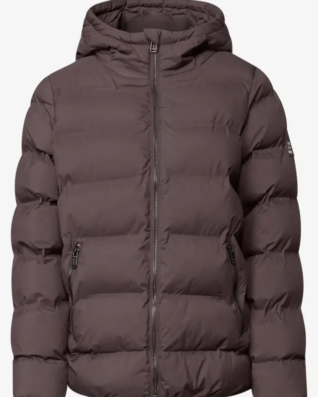 Street One Short Jacket - Plummy Brown