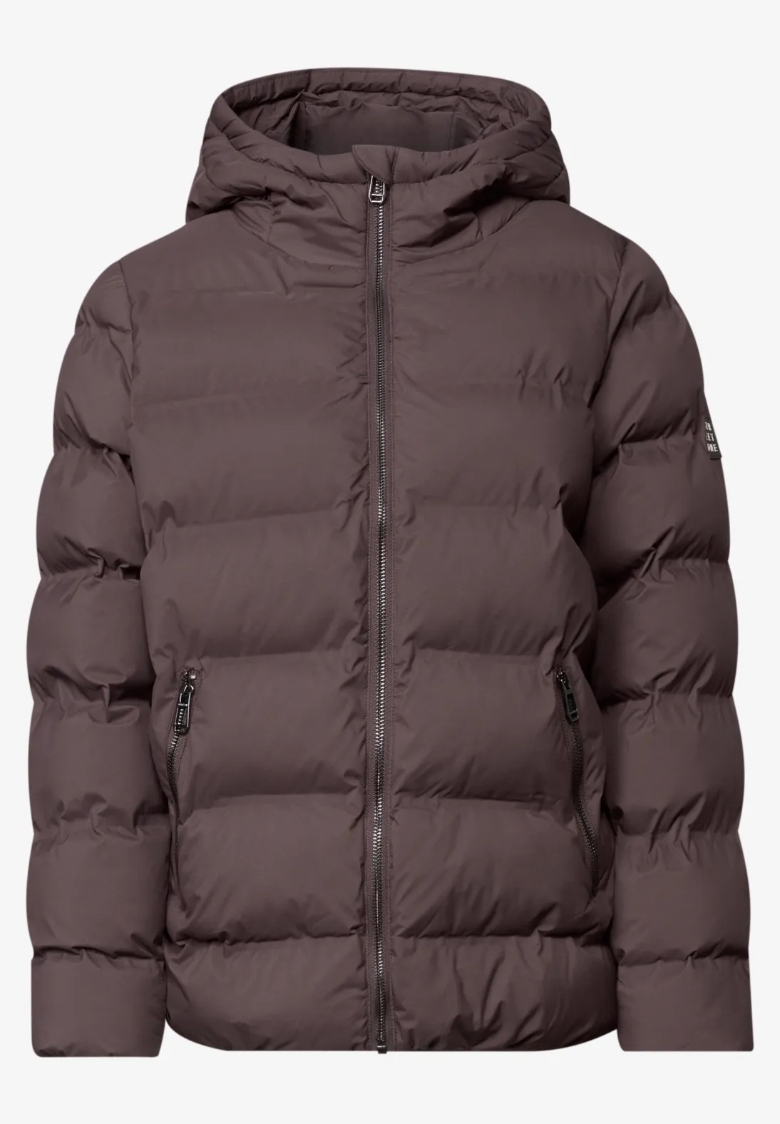 Street One Short Jacket - Plummy Brown
