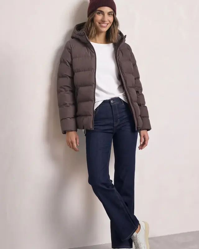 Street One Kurze Jacke - Plummy Brown