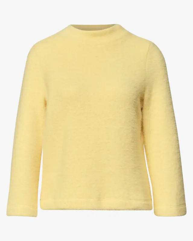 Street One Shirt with Turtleneck - Sunbeam Yellow
