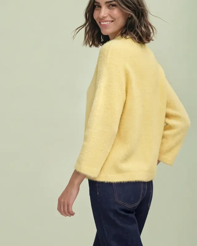 Street One Shirt mit Rollkragen - Sunbeam Yellow