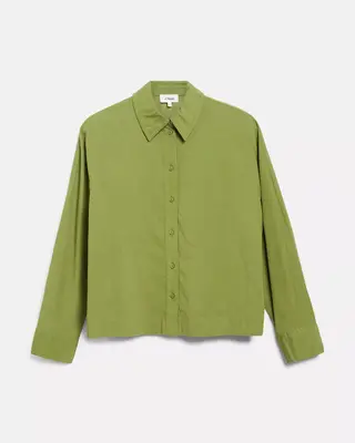 S. Oliver Babycord Blouse - Guacamole