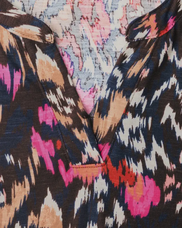 Cecil Tuniek Shirt met Print - Truffle Brown