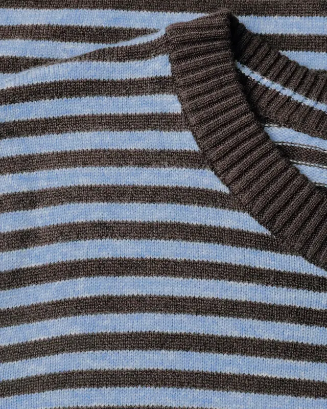 Cecil Jumper with Stripes - Cosmopolitan Blue Melange