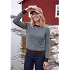 Jumper with Stripes - Cosmopolitan Blue Melange