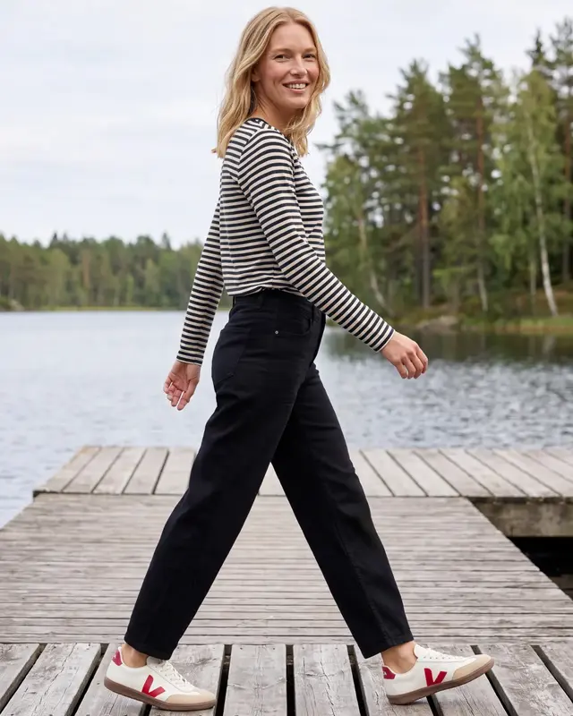 Cecil Shirt with Stripes - Urban Dark Blue