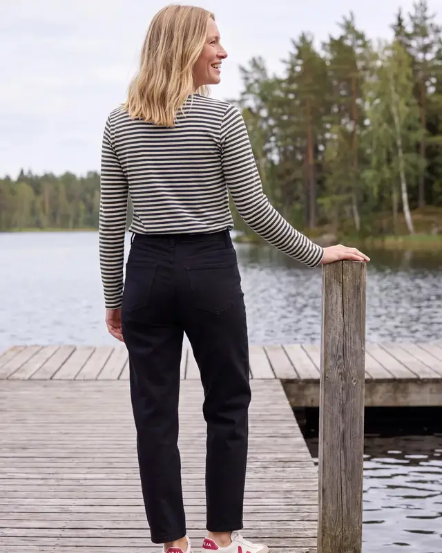 Cecil Shirt with Stripes - Urban Dark Blue
