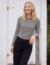 Cecil Shirt with Stripes - Urban Dark Blue