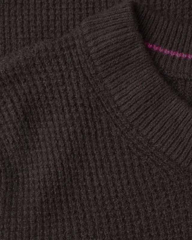 Cecil Structured Jumper - Truffle Brown