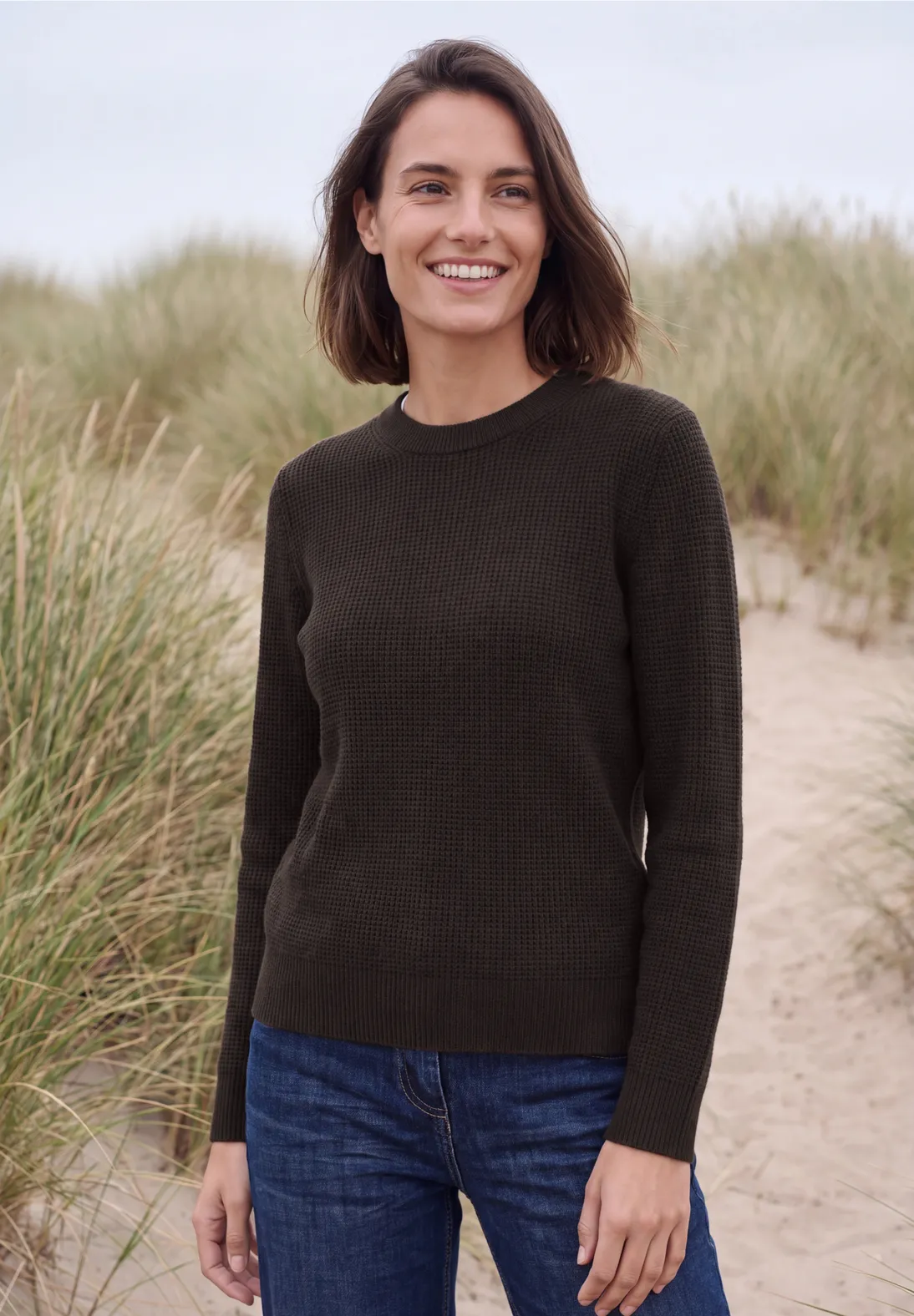 Cecil Structured Jumper - Truffle Brown