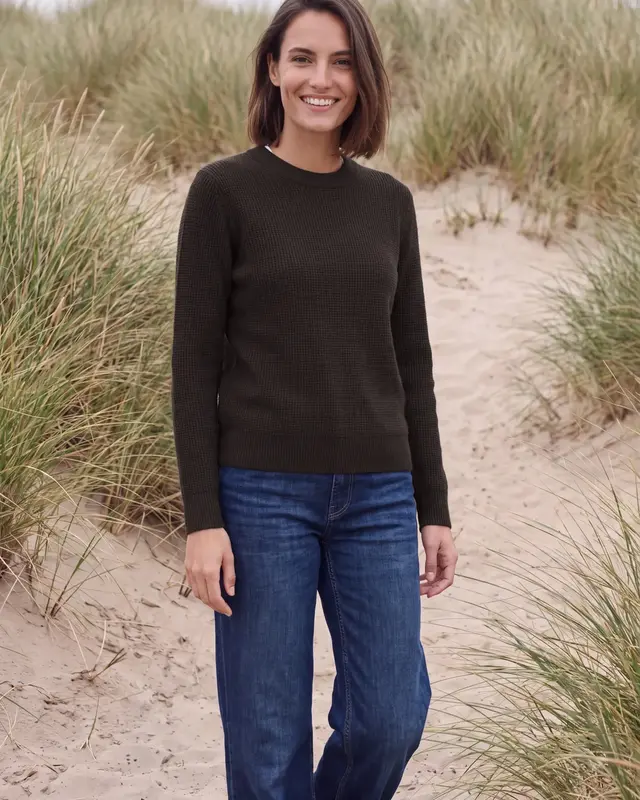 Cecil Struktur Pullover - Truffle Brown