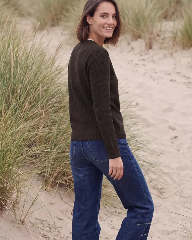 Cecil Structured Jumper - Truffle Brown