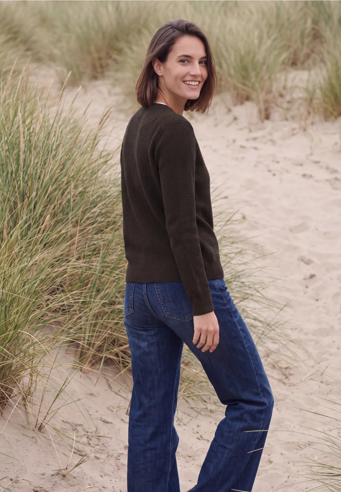 Cecil Structured Jumper - Truffle Brown