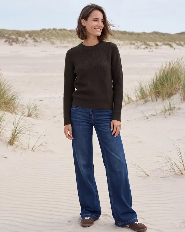 Cecil Structured Jumper - Truffle Brown