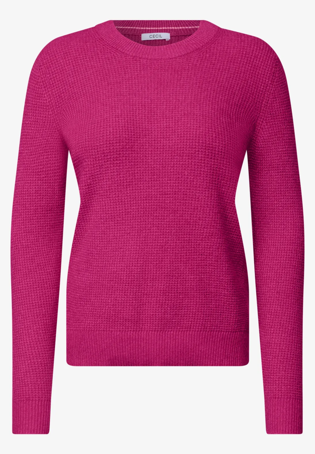 Cecil Structured Jumper - Pink Flash Melange