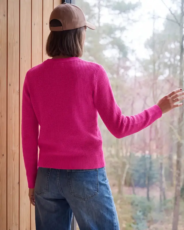 Cecil Structured Jumper - Pink Flash Melange