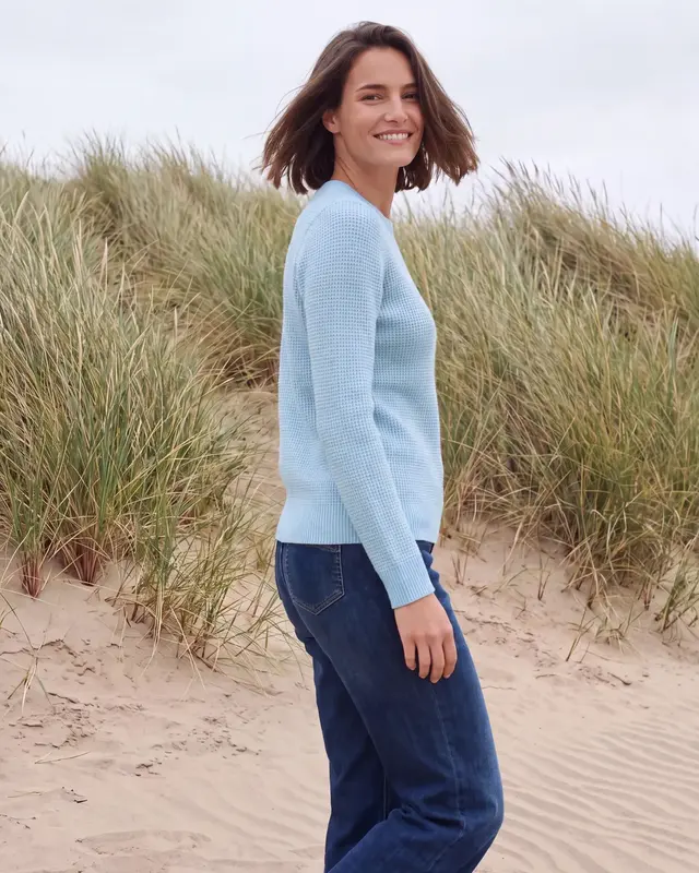 Cecil Struktur Pullover - Cosmopolitan Blue Melange