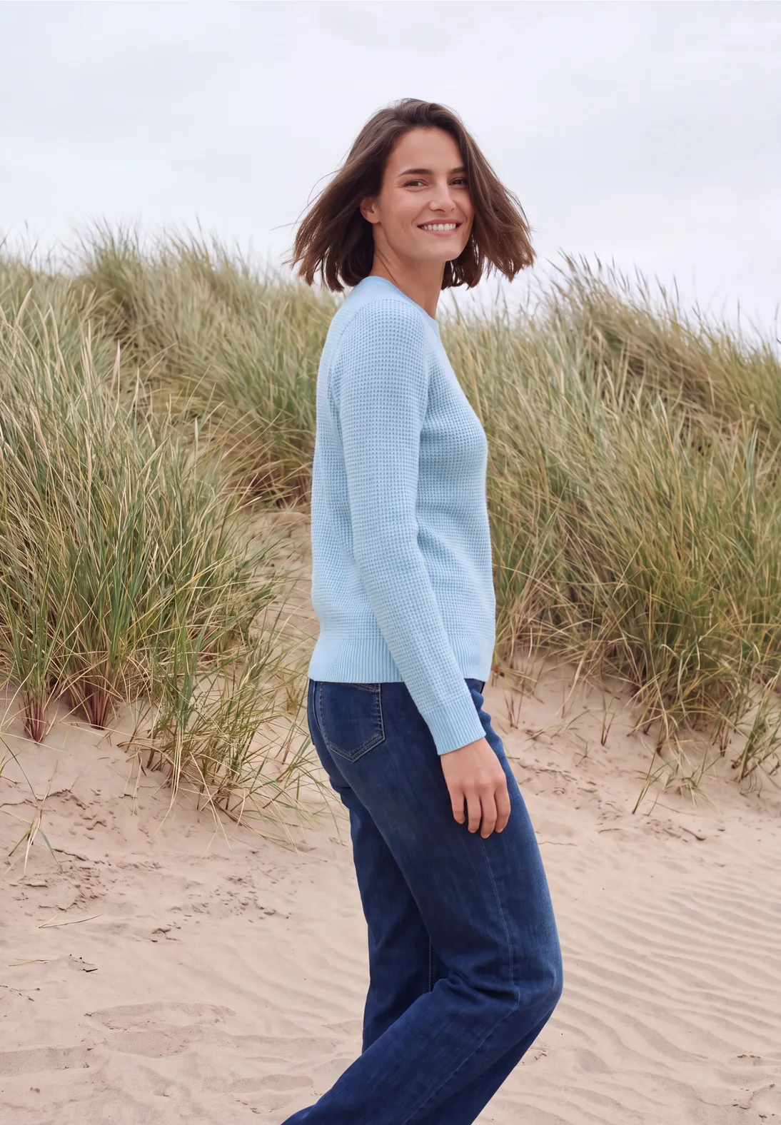 Cecil Structured Jumper - Cosmopolitan Blue Melange