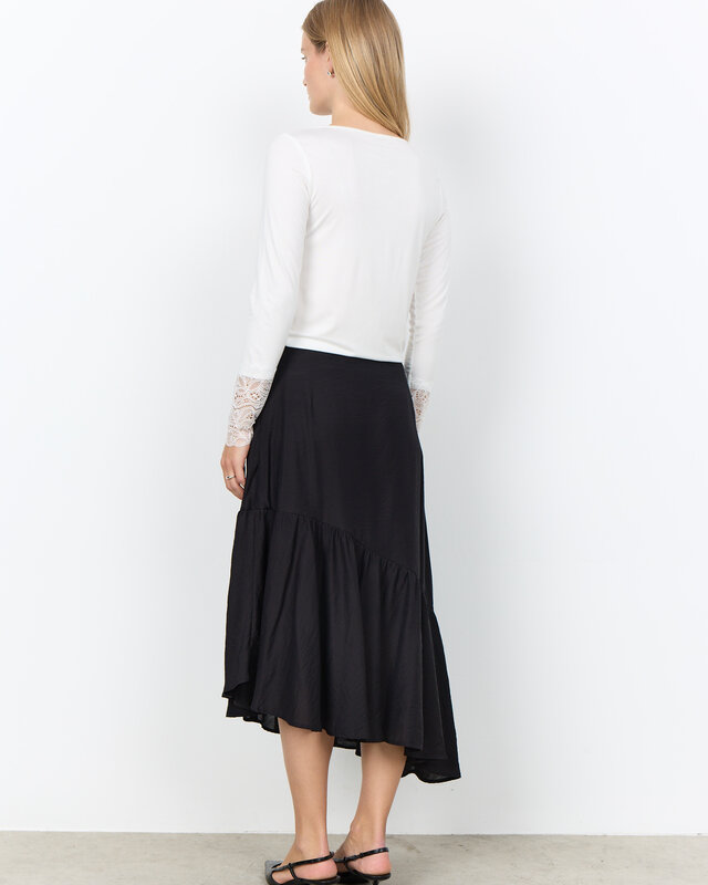 Soyaconcept Basic Shirt met Kanten Mouw Marica 226 - Off White