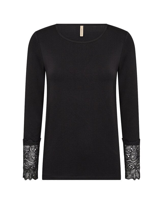 Soyaconcept Basic Shirt With Lace Detail Marica 226 - Black