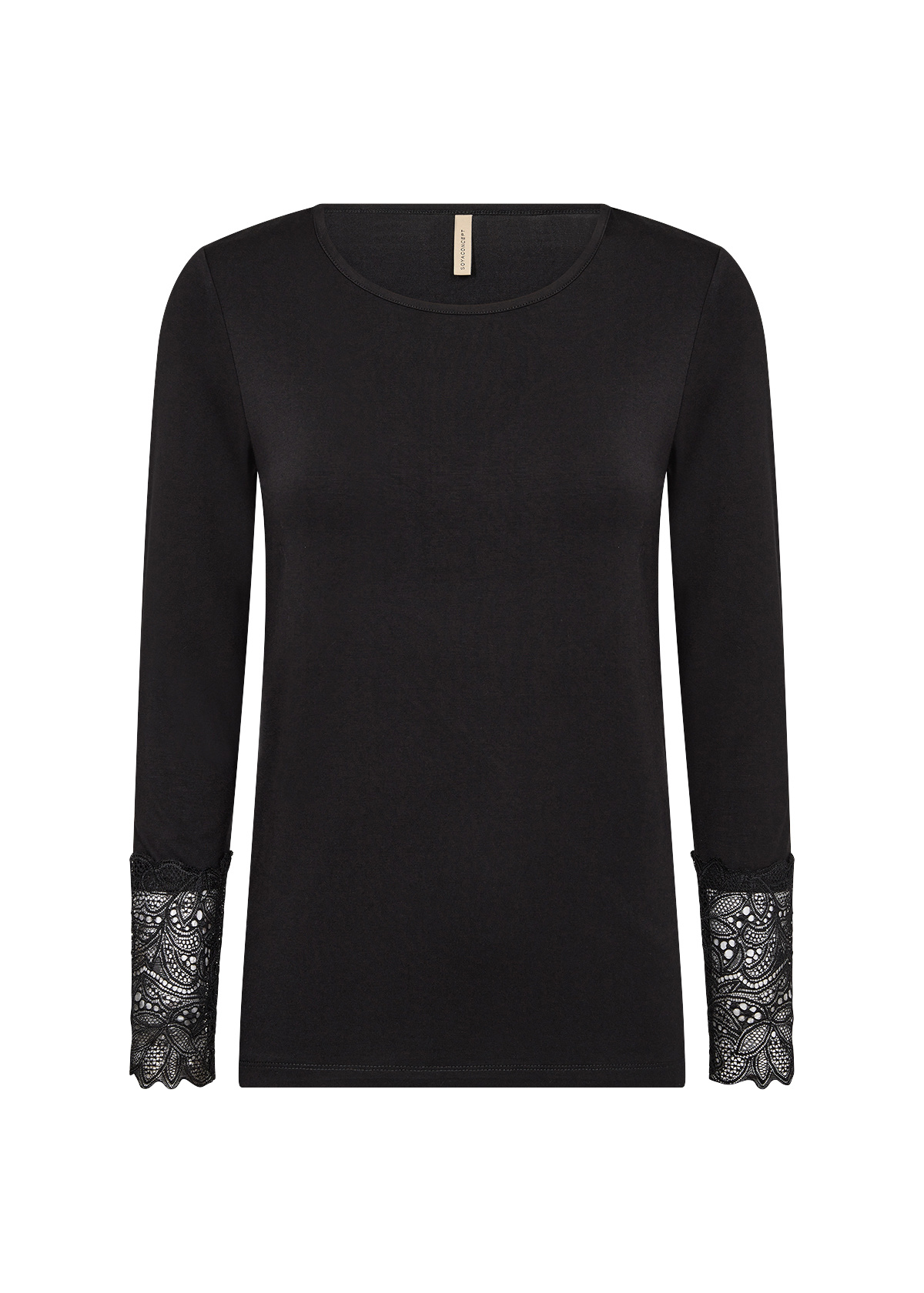 Soyaconcept Basic Shirt mit Spitze Marica 226 - Black