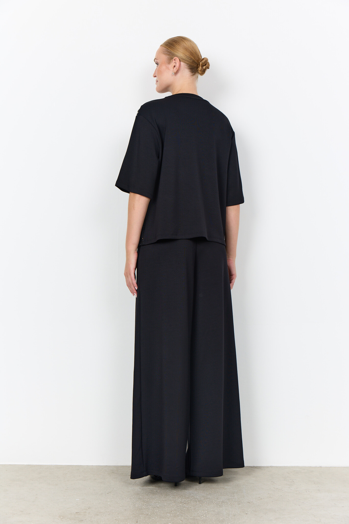 Soyaconcept Lace T-Shirt Banu 345 - Black