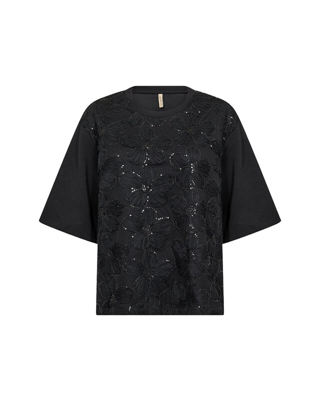 Soyaconcept Spitze T-Shirt Banu 345 - Black