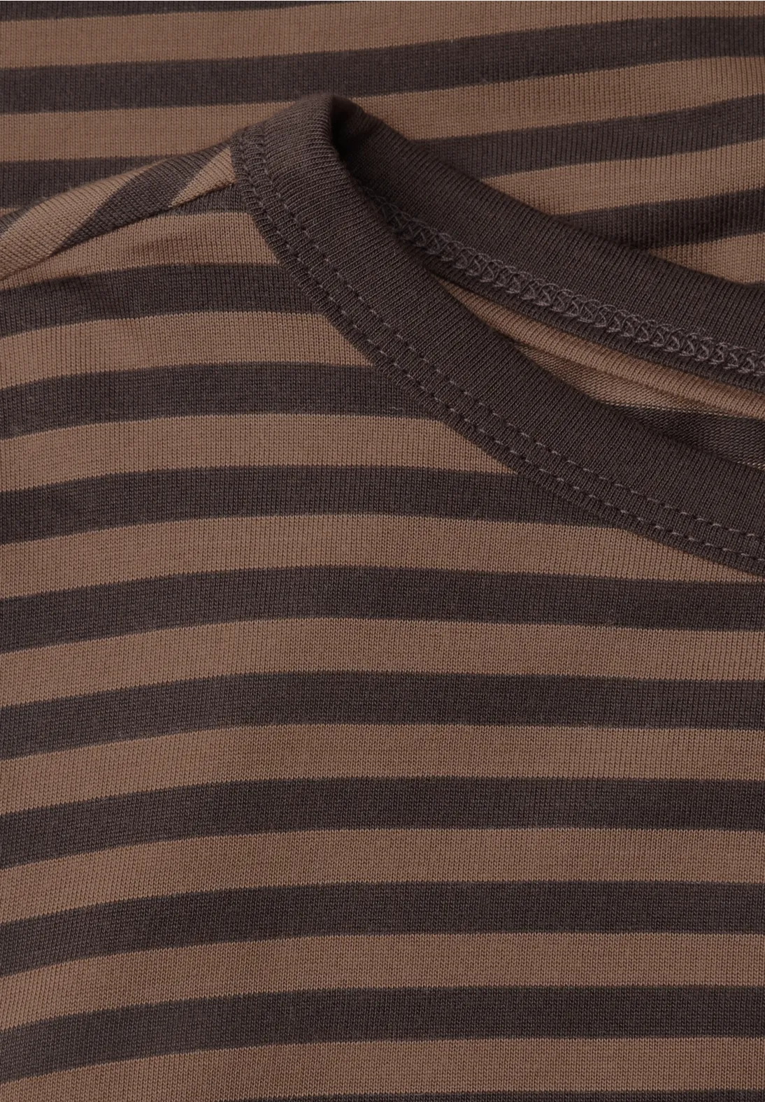 Cecil Shirt with Stripes - Truffle Brown